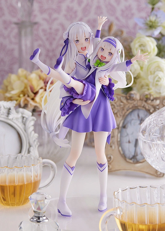 s-fire《re:从零开始的异世界生活》1/7比例手办 爱蜜莉雅&童年爱蜜莉雅