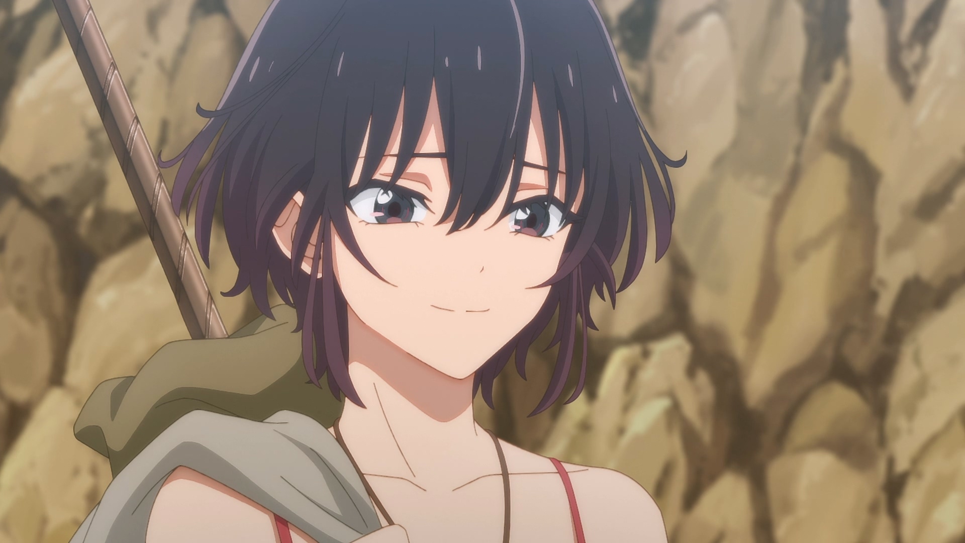 无毛无爪无角的女主角贝尔是唯一的人类,据说从石头里诞生出来的她一直被人投以异样的眼光 image