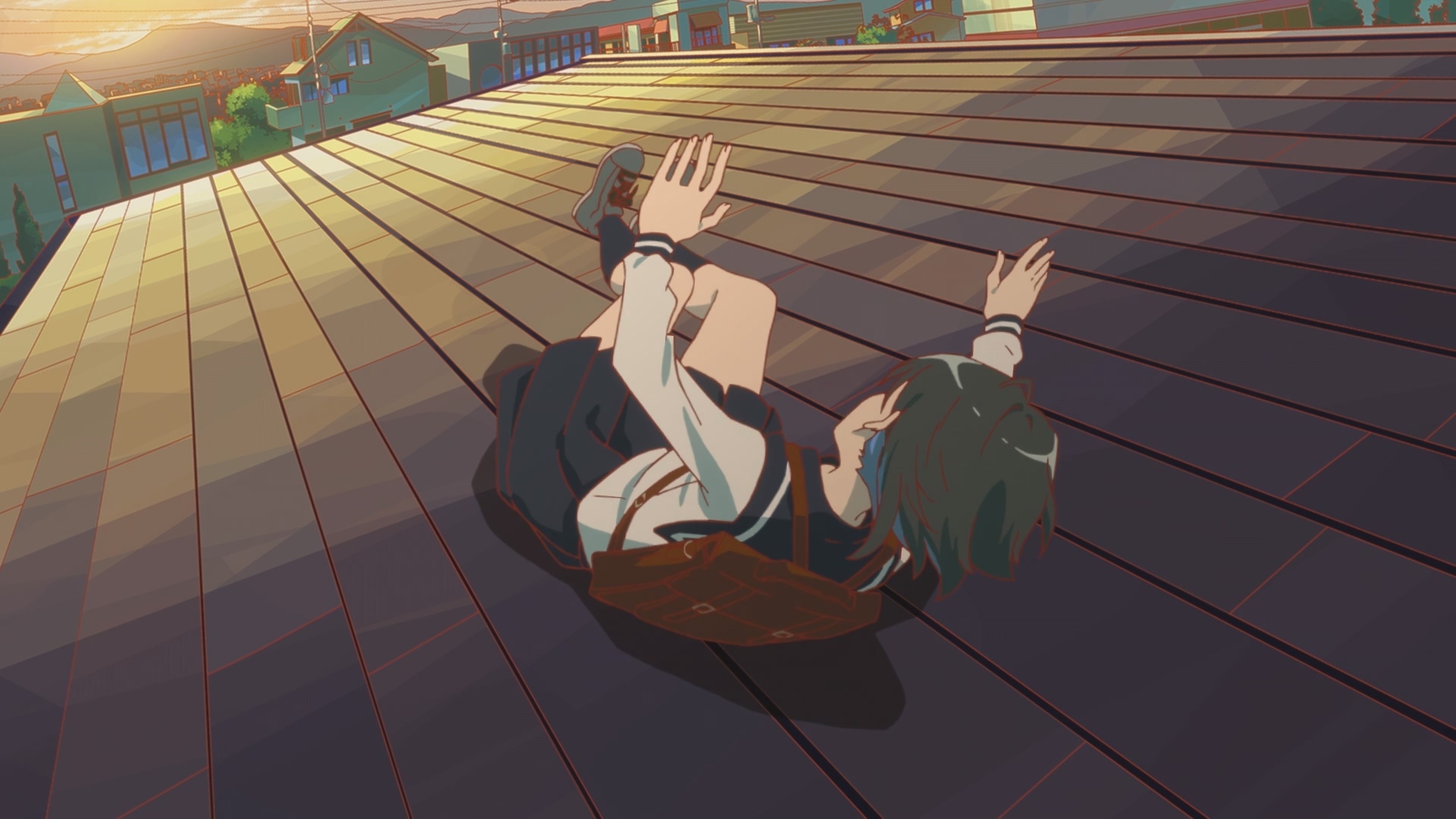 跑酷的作画扎实,翻滚着地缓衝的动作也细腻的描绘出来。 image