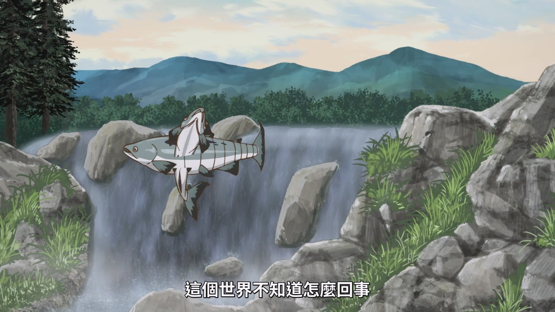 在空气中游泳、还会穿模的鱼 image