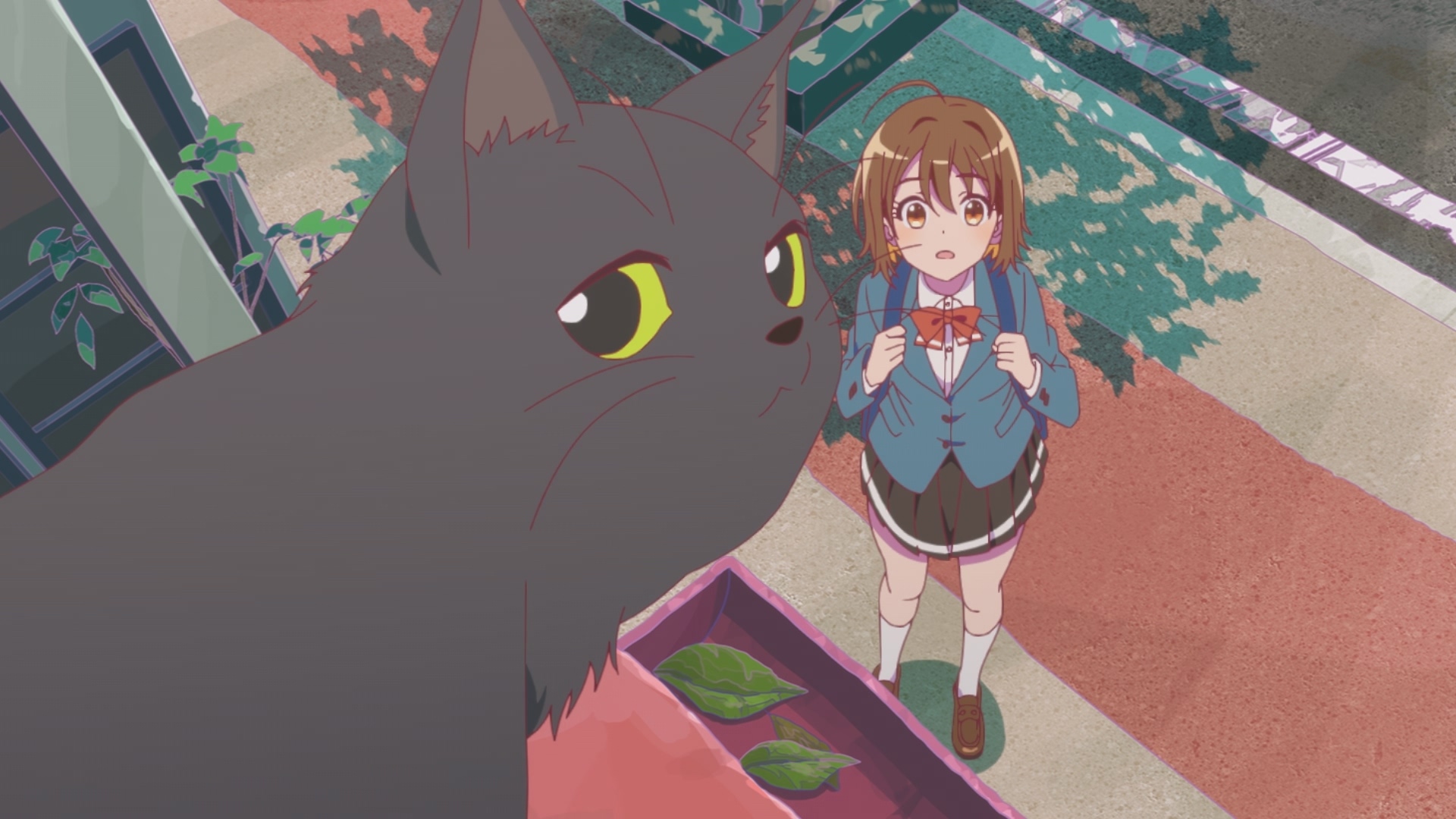 彼方在上学途中看到了从空中飞过的女孩子…? image
